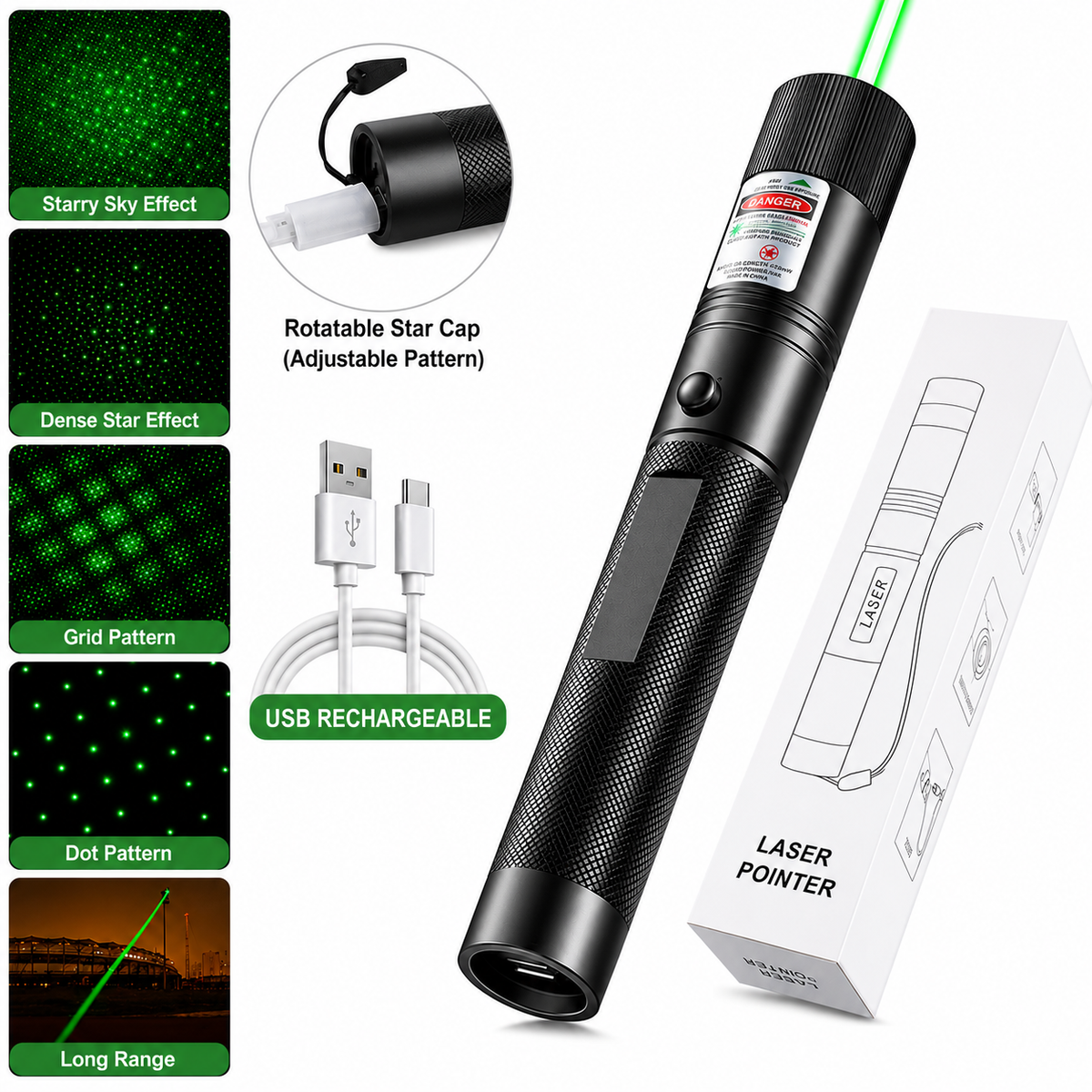 Green Single Point Laser Light – Free Shipping